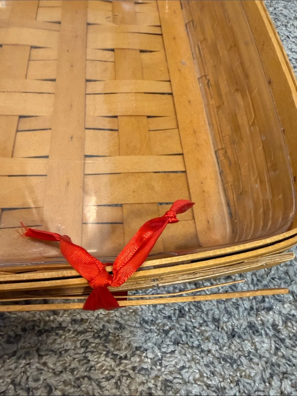 Longaberger serving tray basket